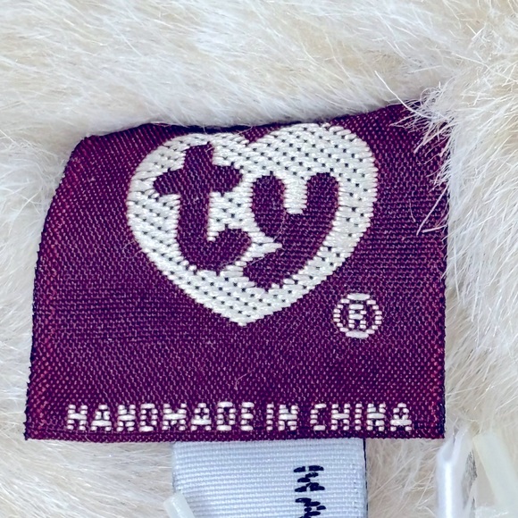 Ty 1993 Gwyndolyn All That Glitters 8” Blonde Bear Wearing Removable Hooded Robe - Picture 9 of 11